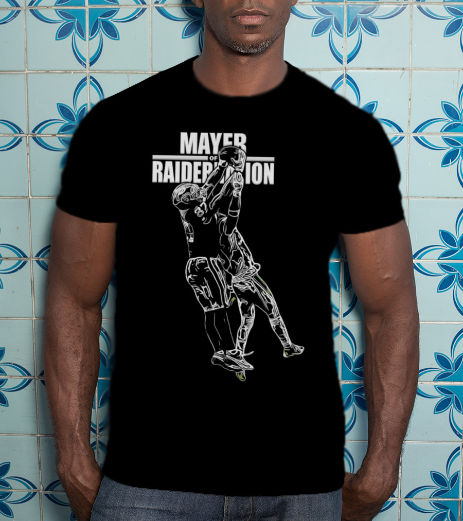 Mayer Of Raidernation Football Action T-Shirt