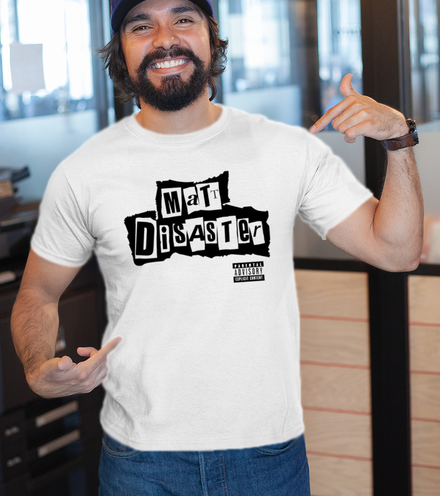 Matt Disaster Explicit Content Mr. Pink T-Shirt
