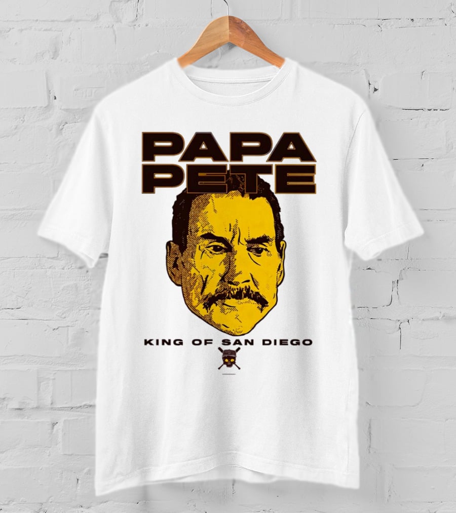 Papa Pete King Of San Diego Iconic Yellow T-Shirt