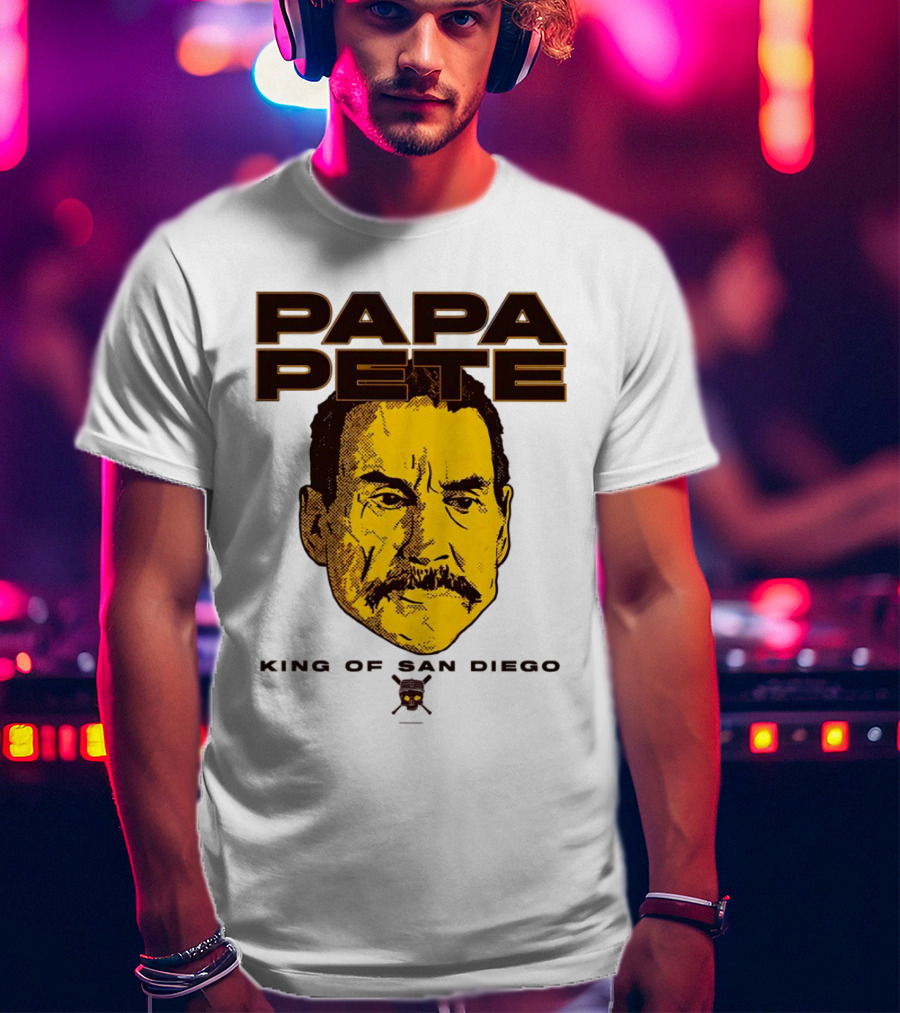 Papa Pete King Of San Diego Iconic Yellow T-Shirt