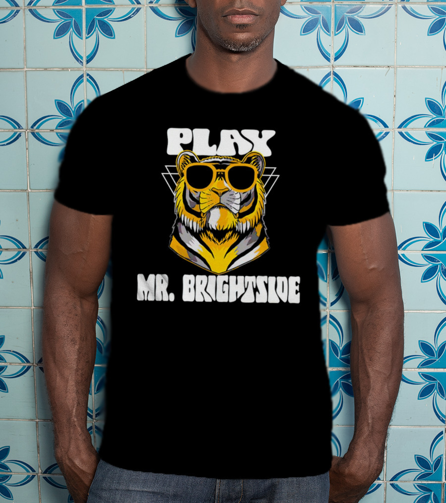 Play Mr. Brightside Tiger Sunglasses T-Shirt