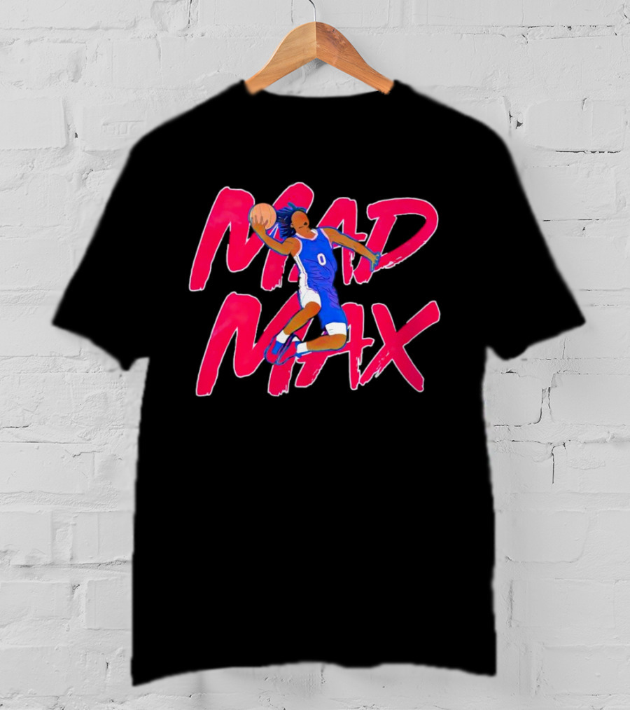 Philadelphia 76ers Tyrese Maxey Mad Max Basketball T-Shirt