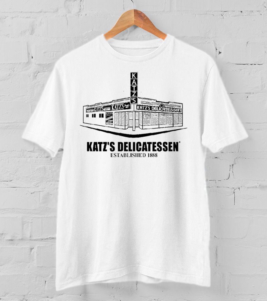 Katz’s Delicatessen Established 1888 Iconic New York Deli Building T-Shirt