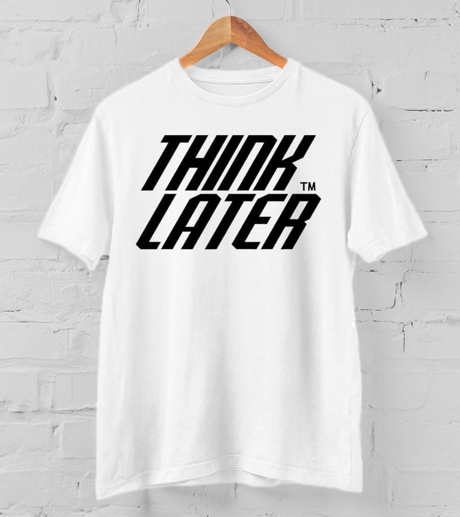 Tate McRae Think Later Collection Bold Empowerment T-Shirt