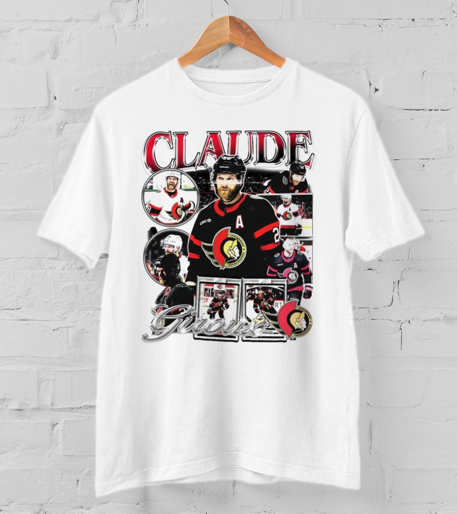 Claude Giroux Ottawa Senators Hockey Player Highlight Montage T-Shirt