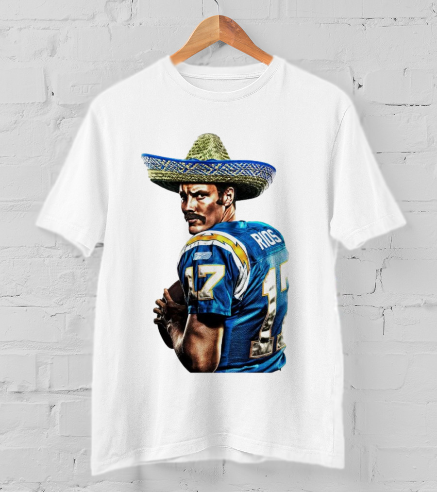 Rios 17 Los Angeles Chargers Sombrero T-Shirt
