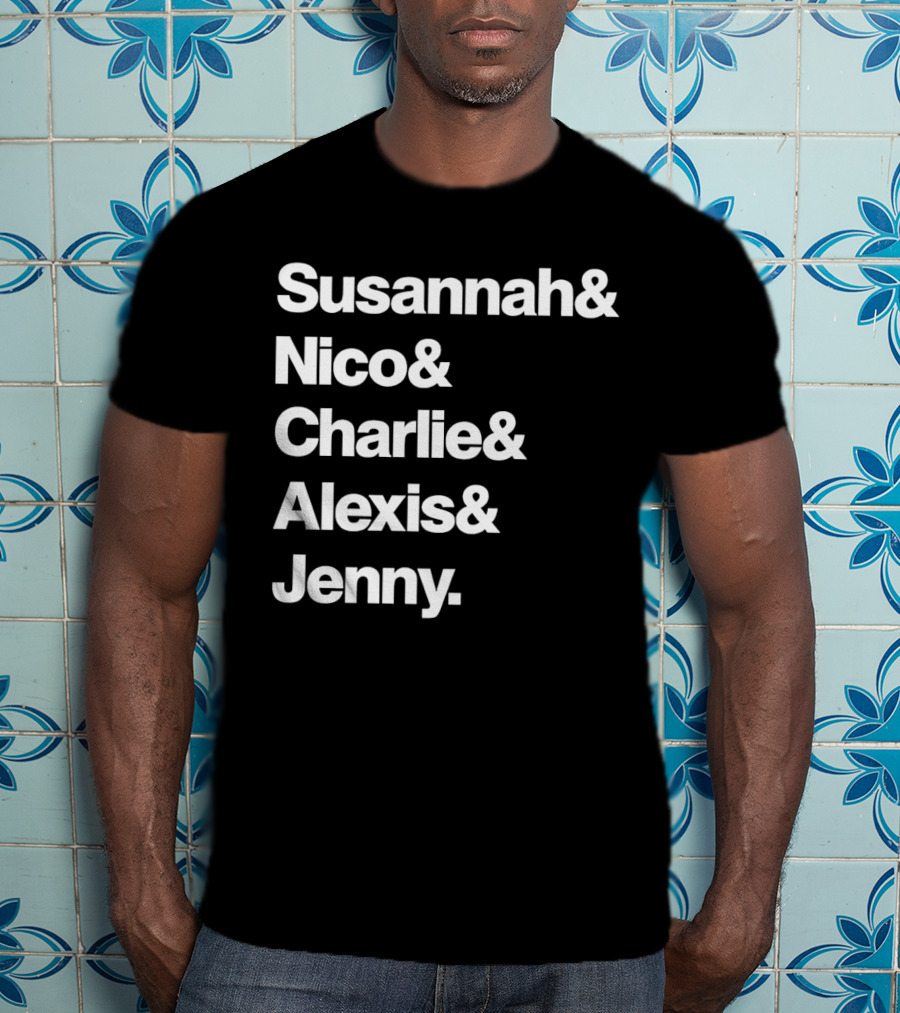 Susannah Nico Charlie Alexis Jenny Ampersand Series T-Shirt