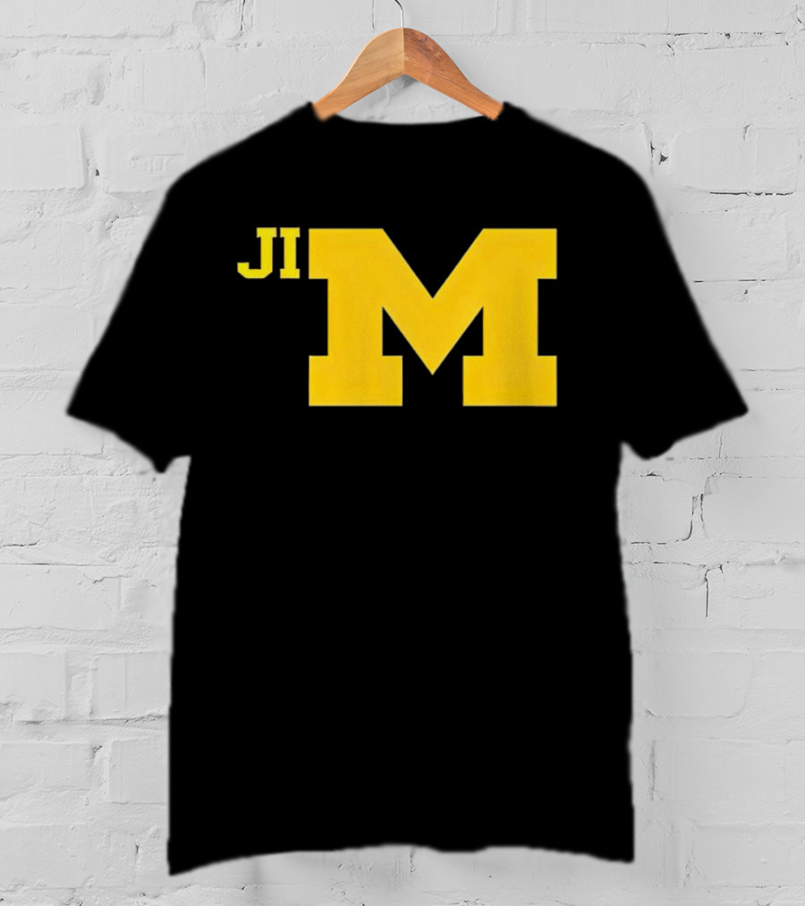 Jim Harbaugh Michigan Wolverines Big M T-Shirt