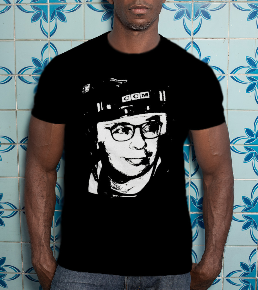 Rick Moranis CCM Hockey Helmet Iconic T-Shirt