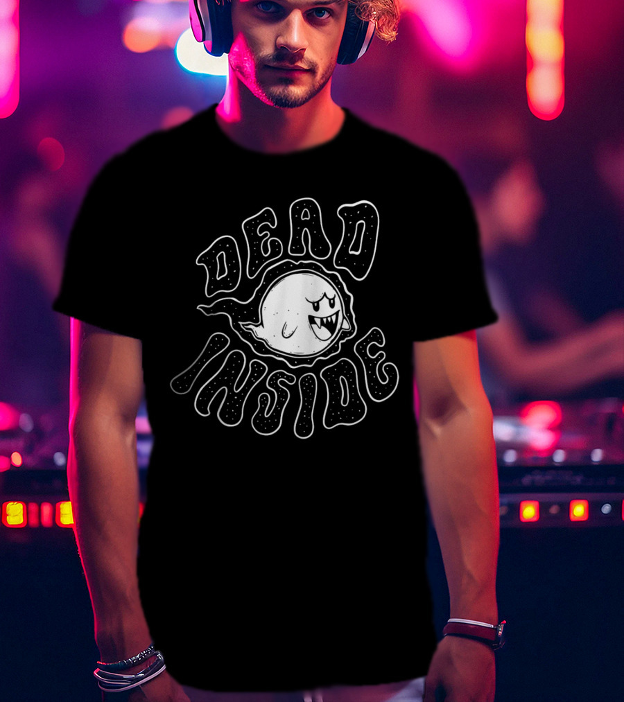 Dead Inside Horror Spooky Ghost T-Shirt