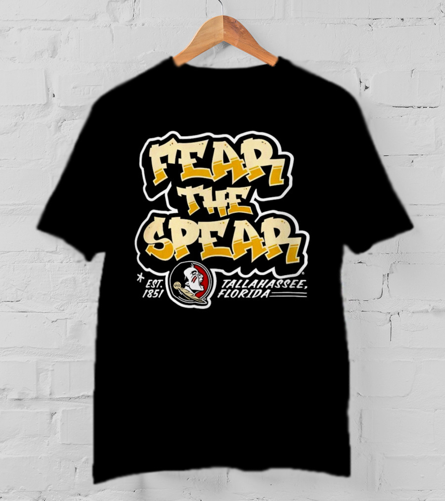 Fear The Spear Tallahassee Florida Est. 1851 T-Shirt