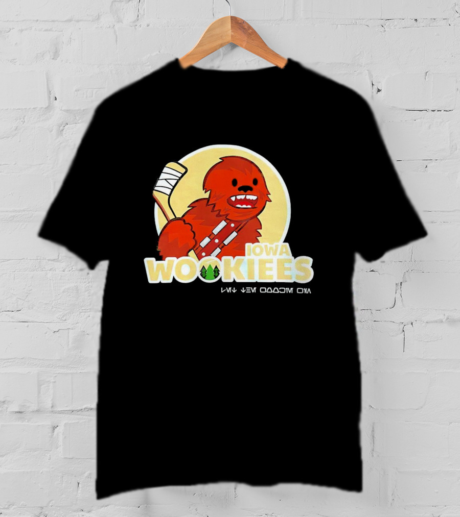 Iowa Wookiees Hockey Team Chewbacca Inspired Sports T-Shirt