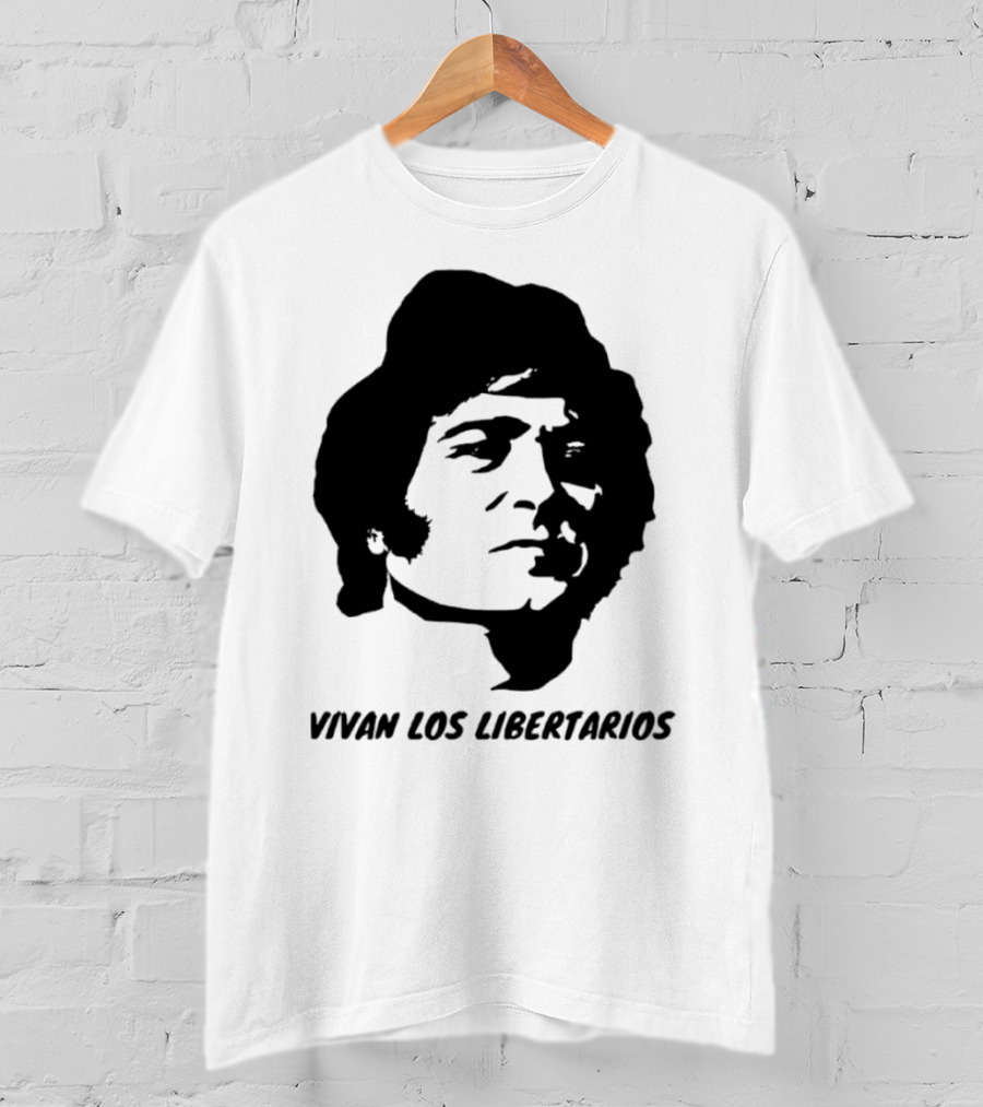 Javier Milei Vivan Los Libertarios Argentina Libertarian Movement T-Shirt