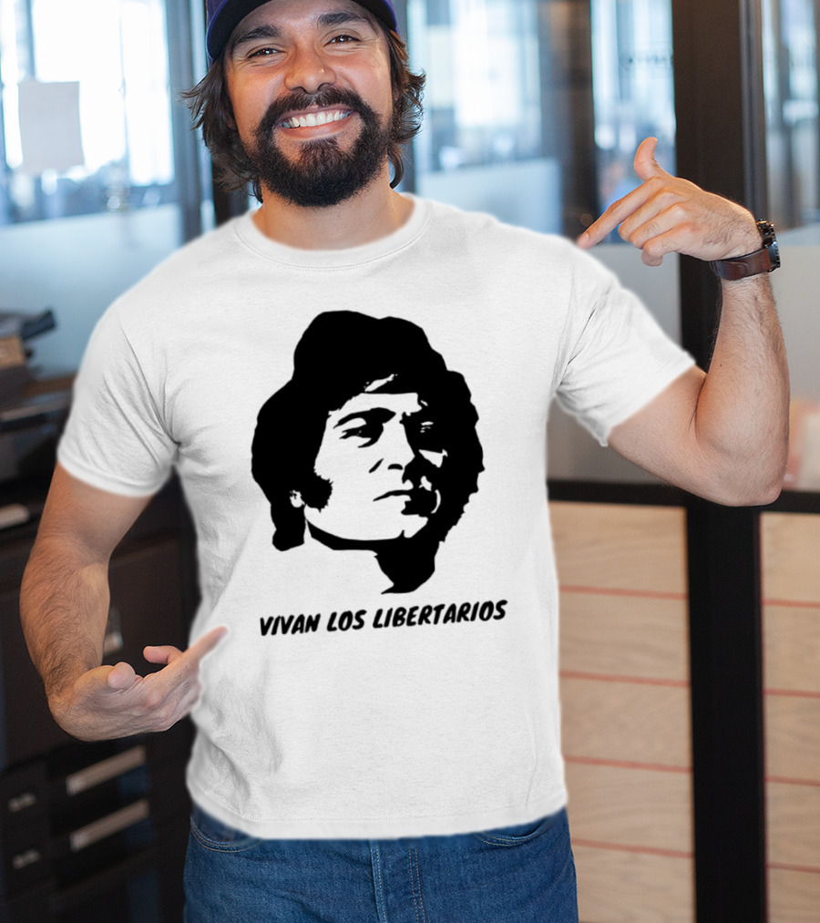 Javier Milei Vivan Los Libertarios Argentina Libertarian Movement T-Shirt