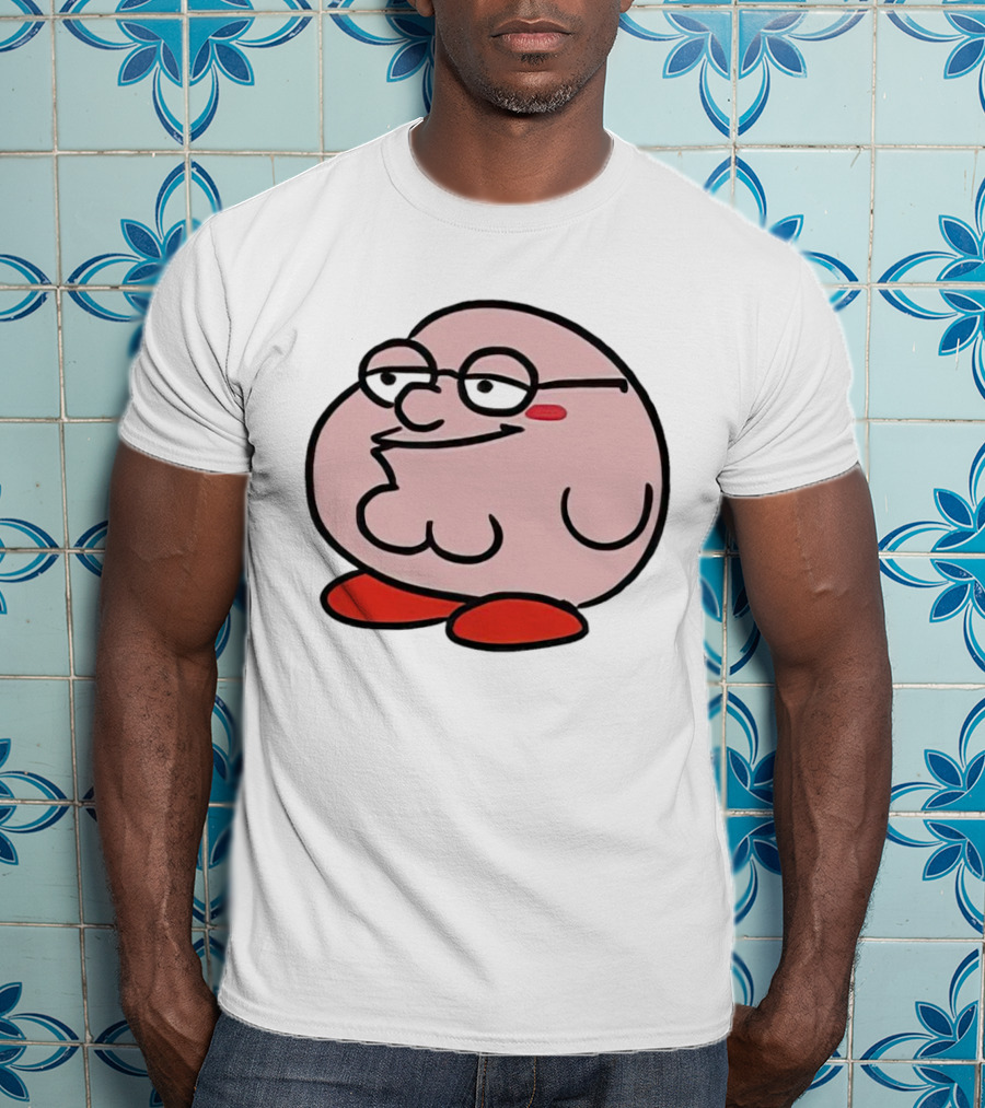Peter Griffin Kirby Crossover Mashup T-Shirt