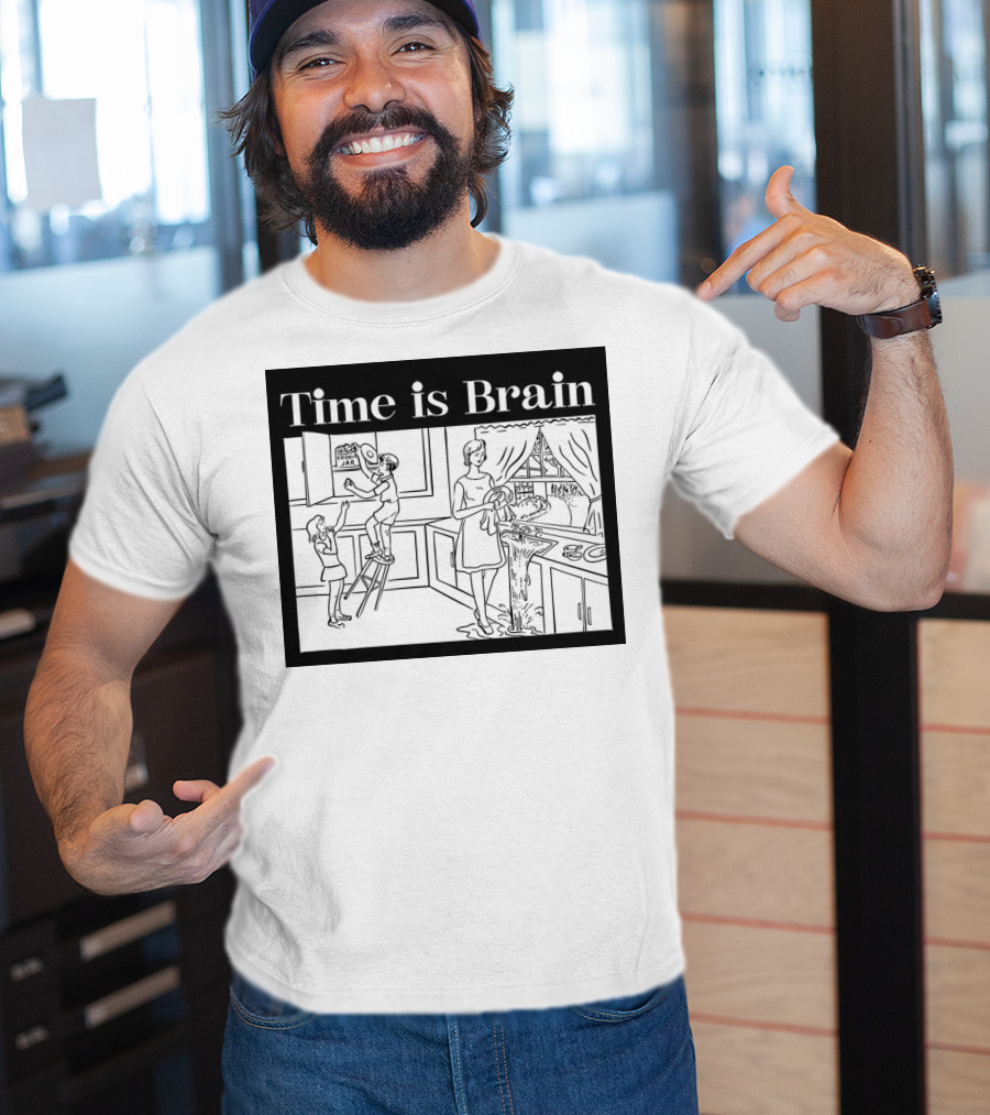 Time Is Brain Kitchen Scene Classic T-Shirt