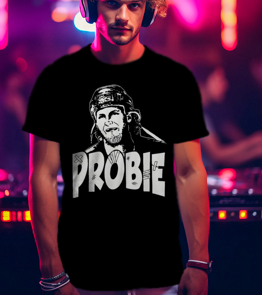 Bob Probert Probie Hockey T-Shirt