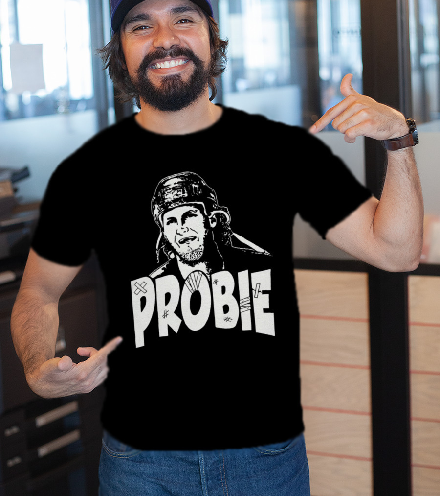 Bob Probert Probie Hockey T-Shirt