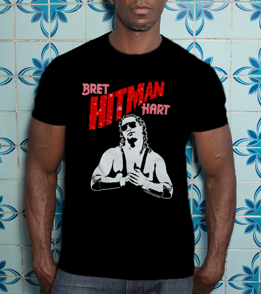 Bret Hitman Hart Wrestling Iconic T-Shirt