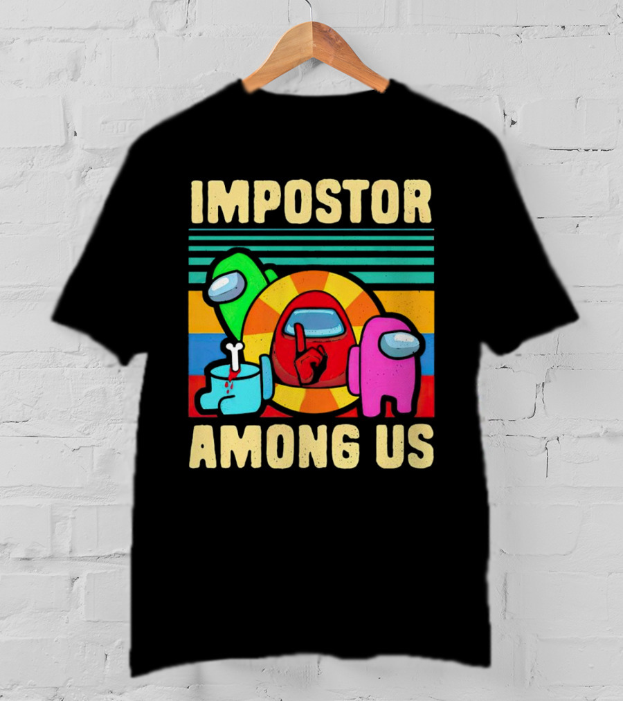 IMPOSTOR AMONG US Retro Crewmate T-Shirt