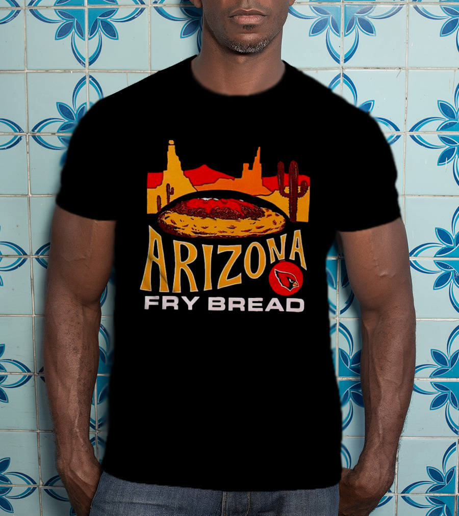 Arizona Fry Bread Arizona Cardinals NFL Desert Scene T-Shirt