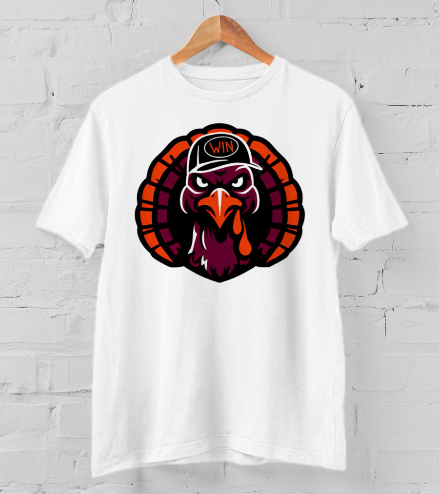 Virginia Tech Hokies Turkey WIN Hat T-Shirt