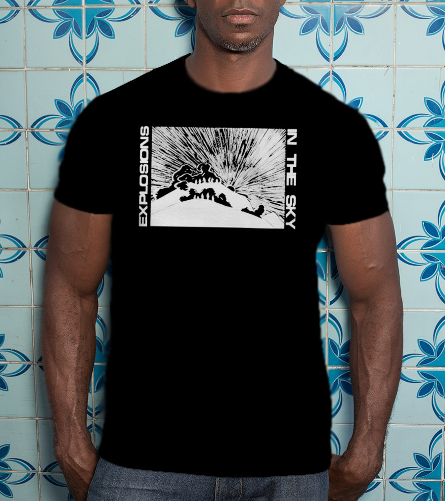 Explosions In The Sky Sunrise Mountain Burst T-Shirt