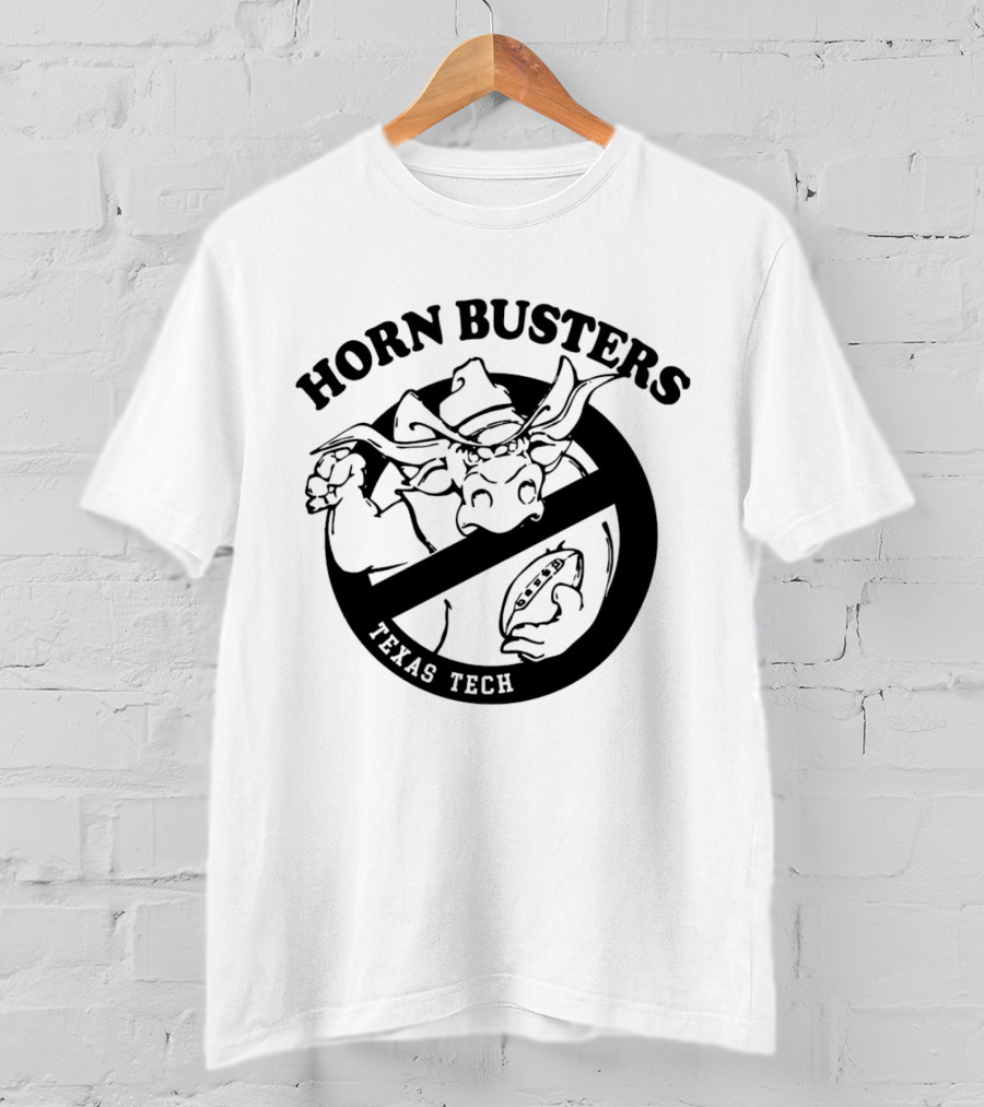 Texas Tech Red Raiders Horn Busters Football Mascot T-Shirt