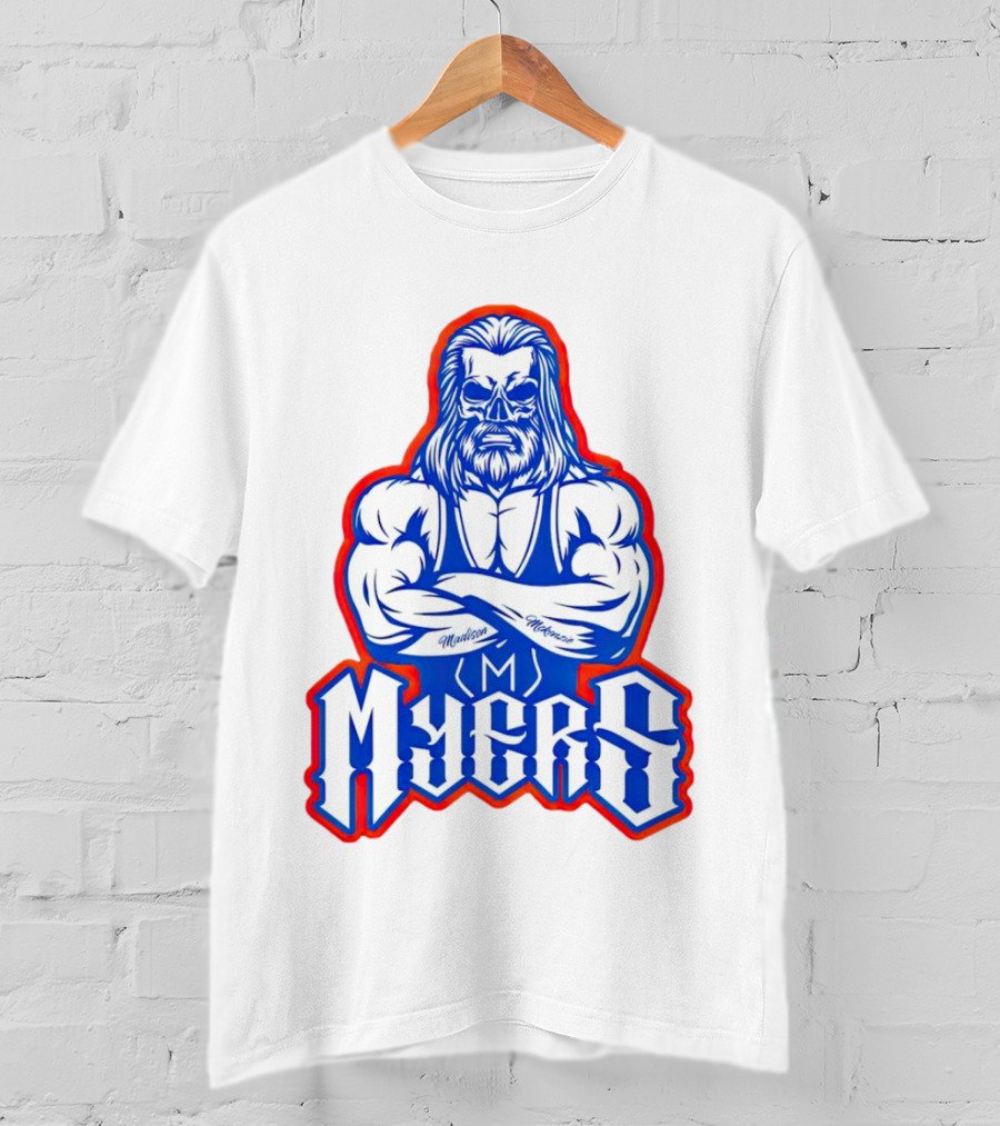 Brian Myers Skull Muscular Icon M Tattoo T-Shirt