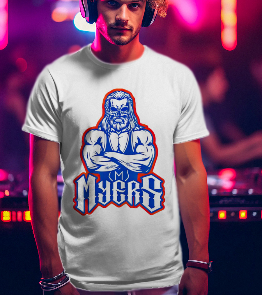 Brian Myers Skull Muscular Icon M Tattoo T-Shirt