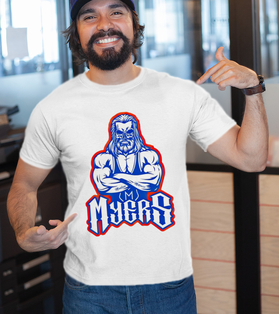 Brian Myers Skull Muscular Icon M Tattoo T-Shirt