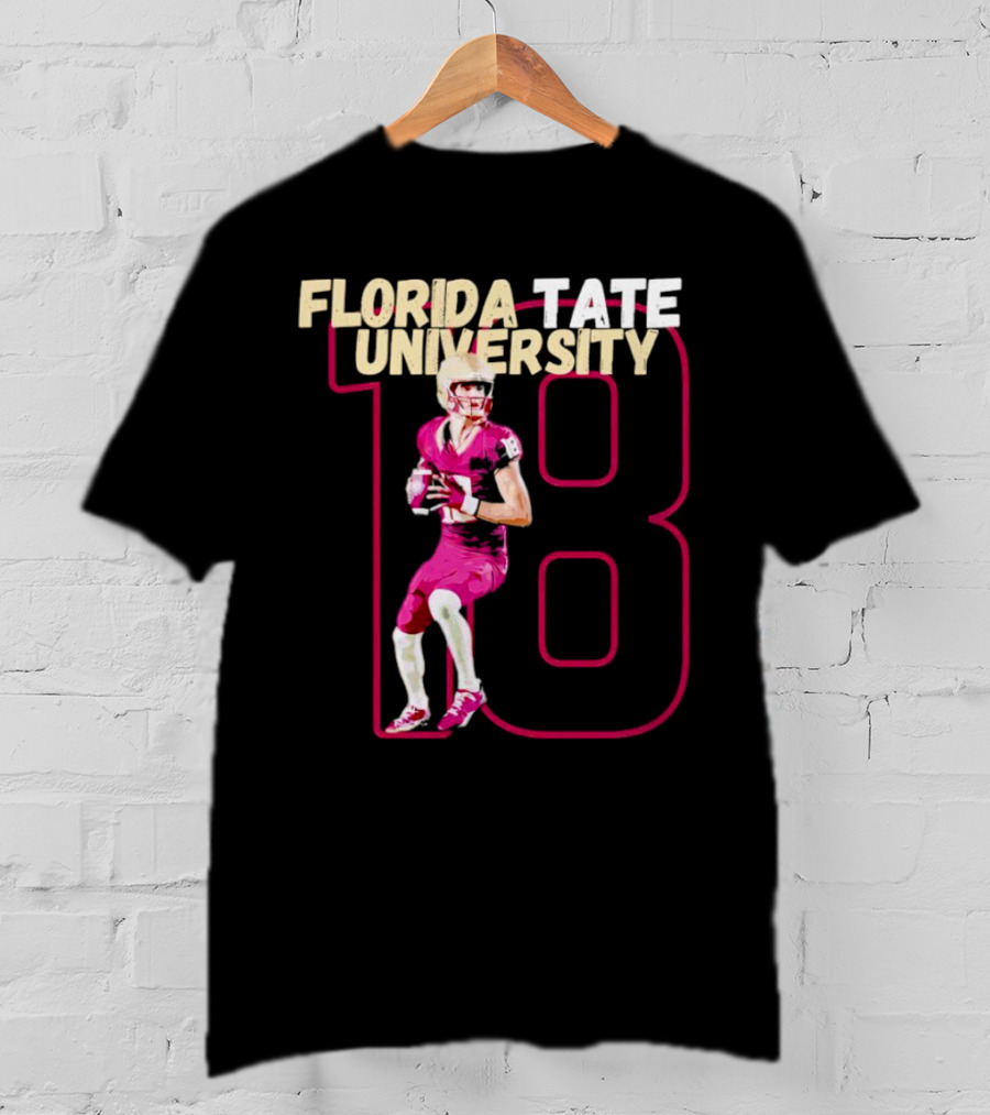 Florida Tate University Football 18 Hopkins Player Action T-Shirt