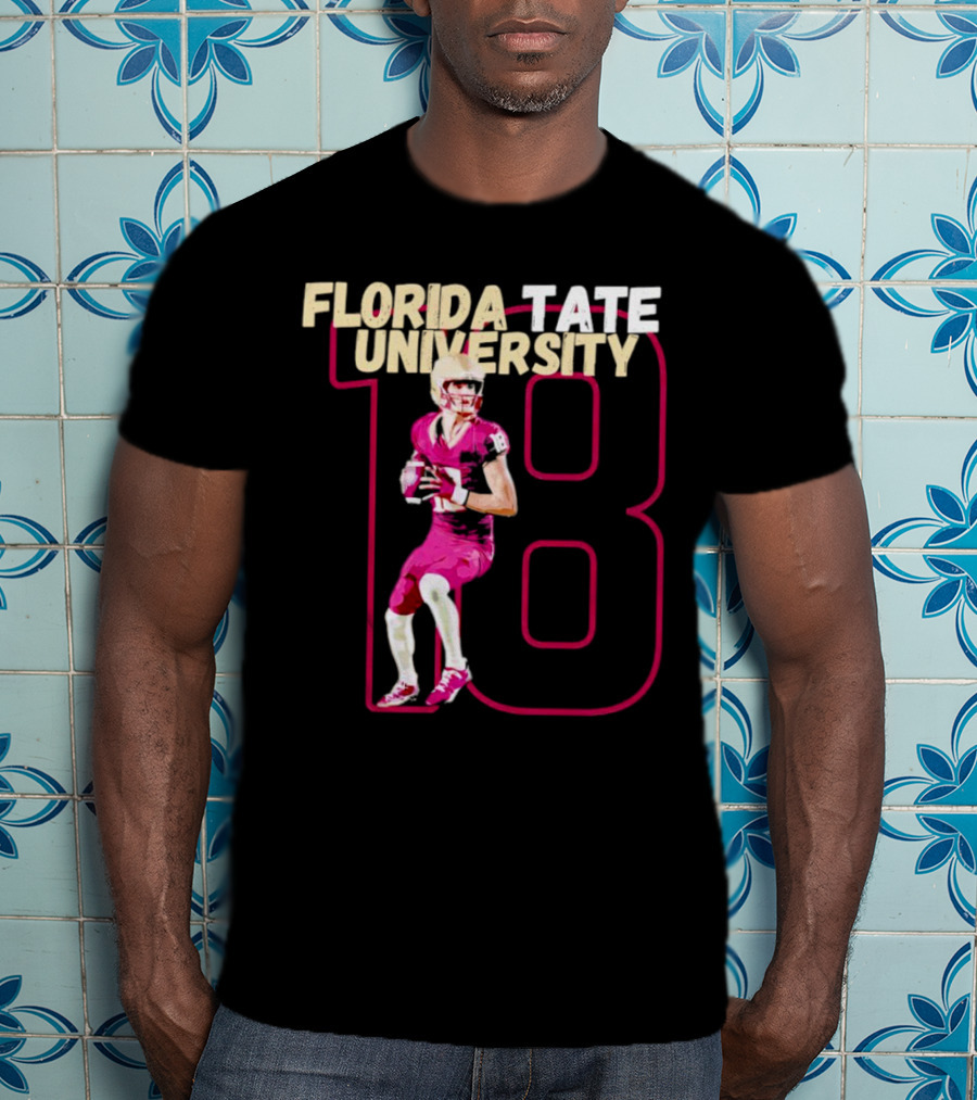 Florida Tate University Football 18 Hopkins Player Action T-Shirt