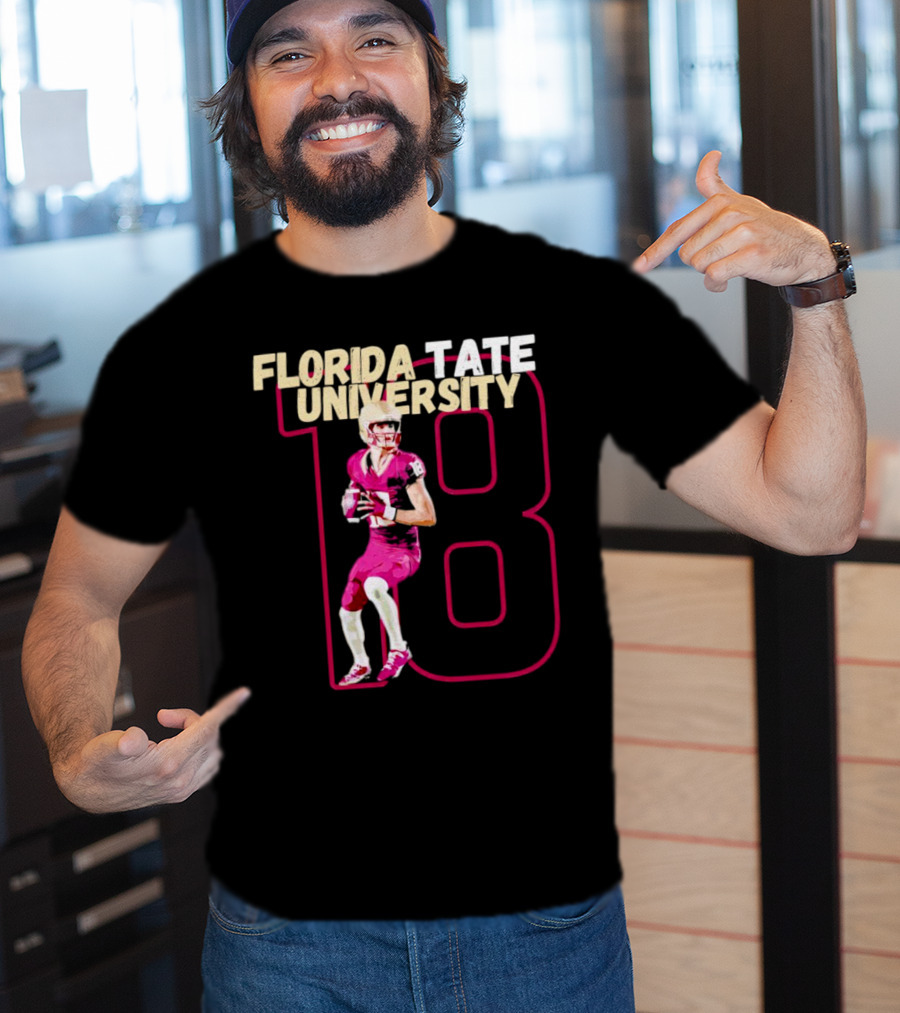 Florida Tate University Football 18 Hopkins Player Action T-Shirt