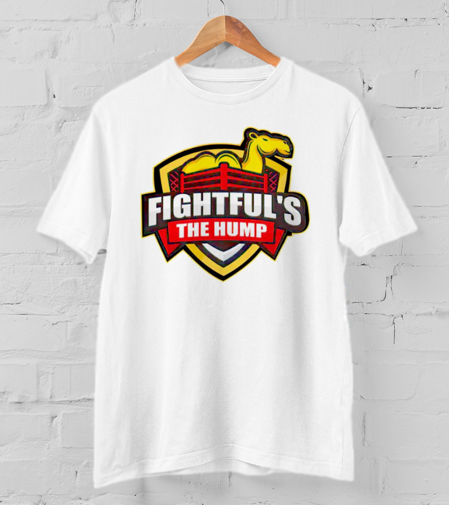 Fightful's The Hump Wrestling Camel Badge T-Shirt
