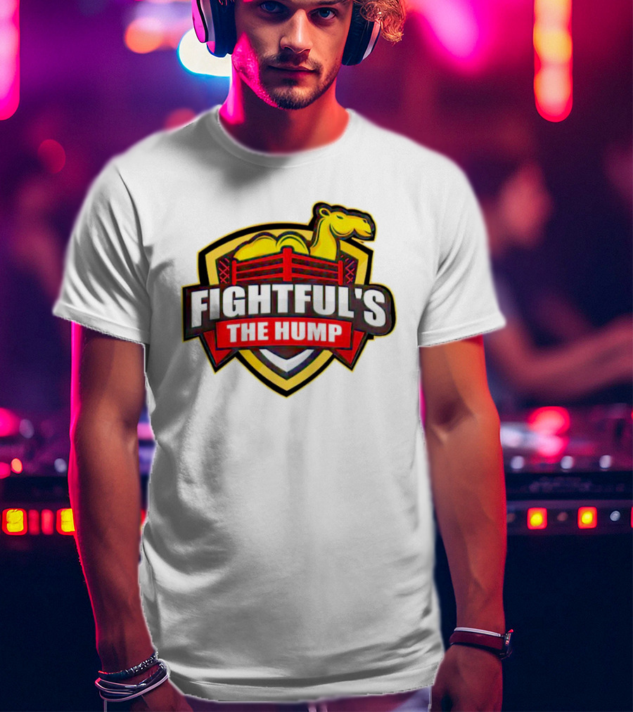 Fightful's The Hump Wrestling Camel Badge T-Shirt