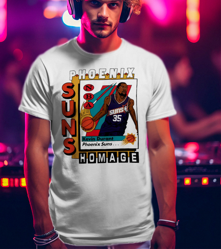 Kevin Durant Phoenix Suns NBA SkyBox Homage T-Shirt