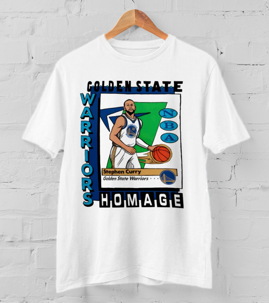 Golden State Warriors Stephen Curry NBA Homage T-Shirt