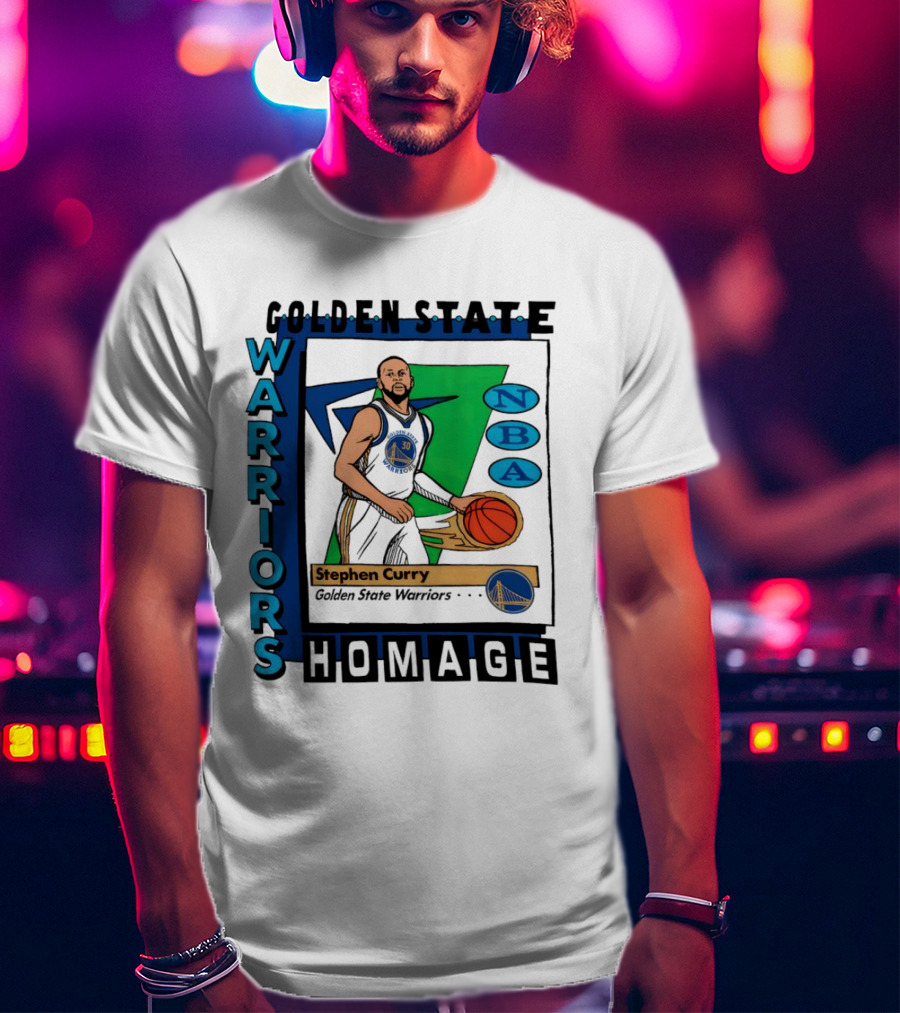 Golden State Warriors Stephen Curry NBA Homage T-Shirt