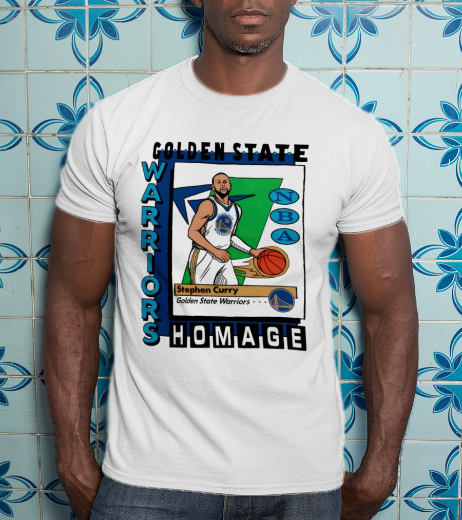 Golden State Warriors Stephen Curry NBA Homage T-Shirt