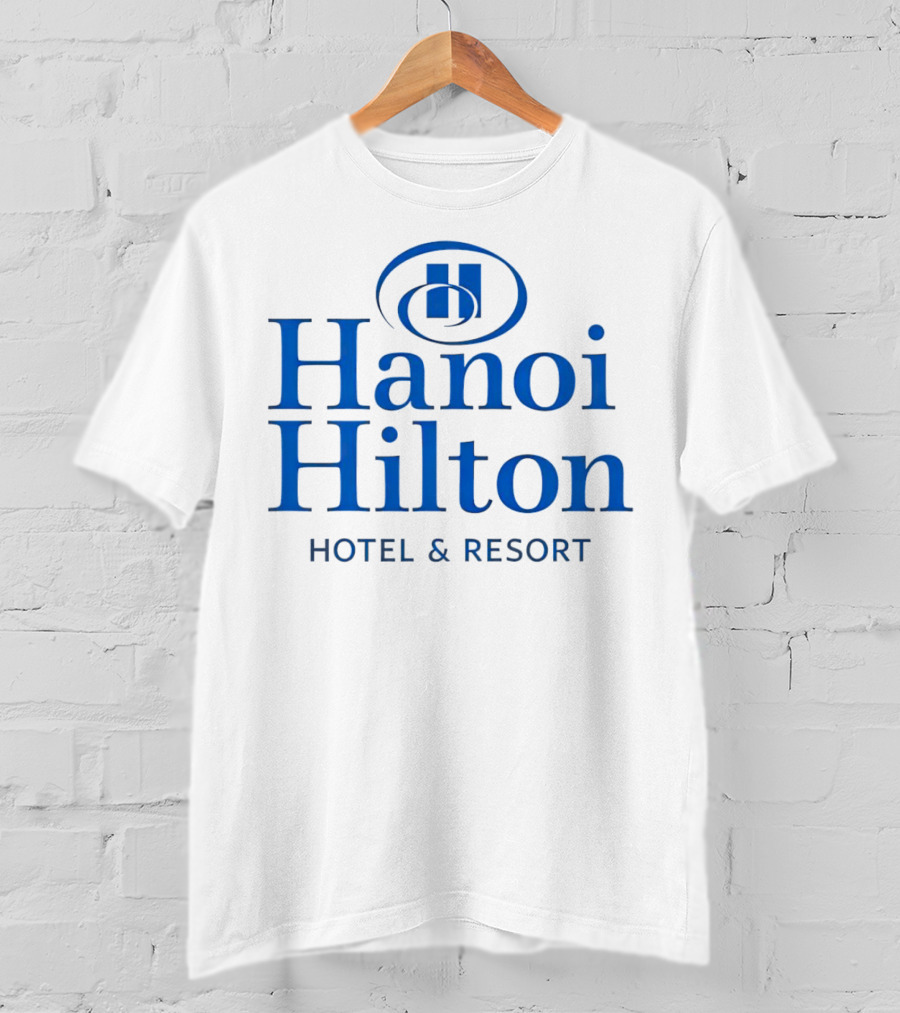 Hanoi Hilton Hotel And Resort Logo Emblem T-Shirt