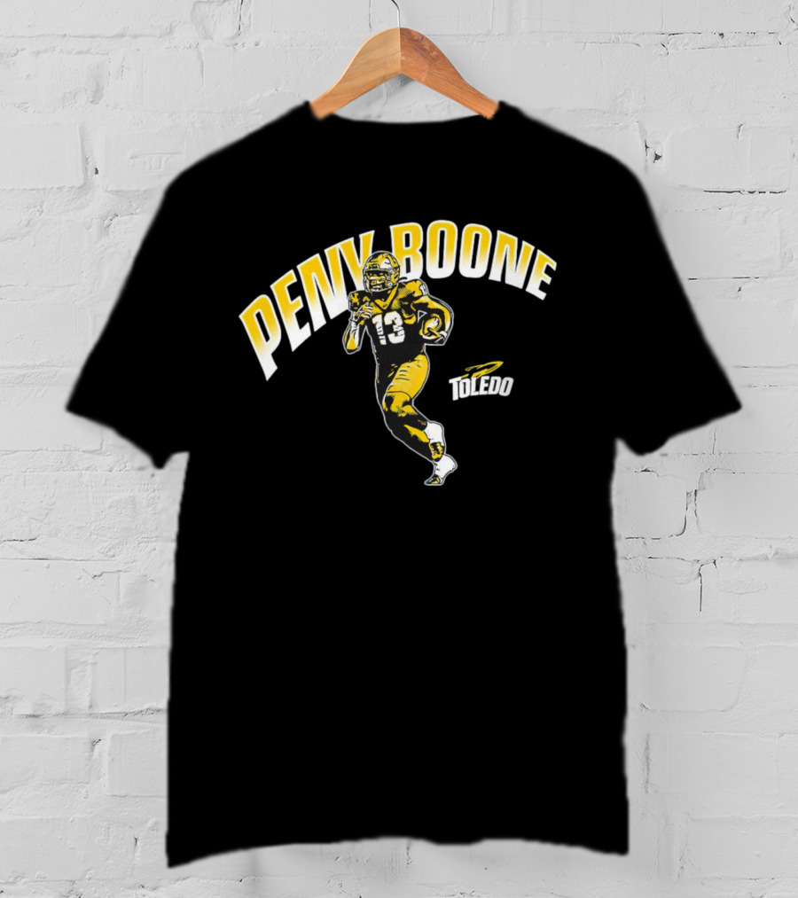 Peny Boone 13 Toledo Rockets Football T-Shirt