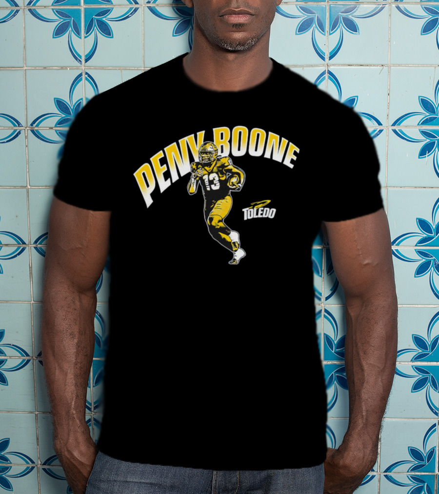 Peny Boone 13 Toledo Rockets Football T-Shirt