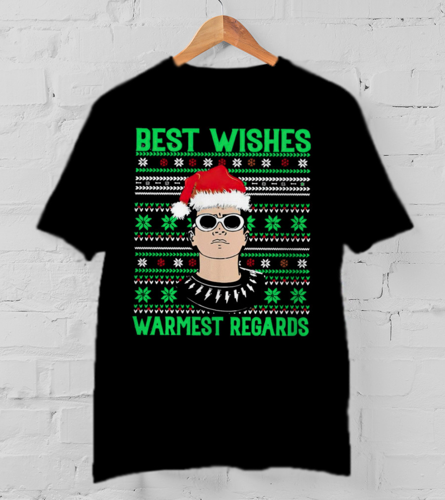 Best Wishes Warmest Regards David Rose Christmas T-Shirt