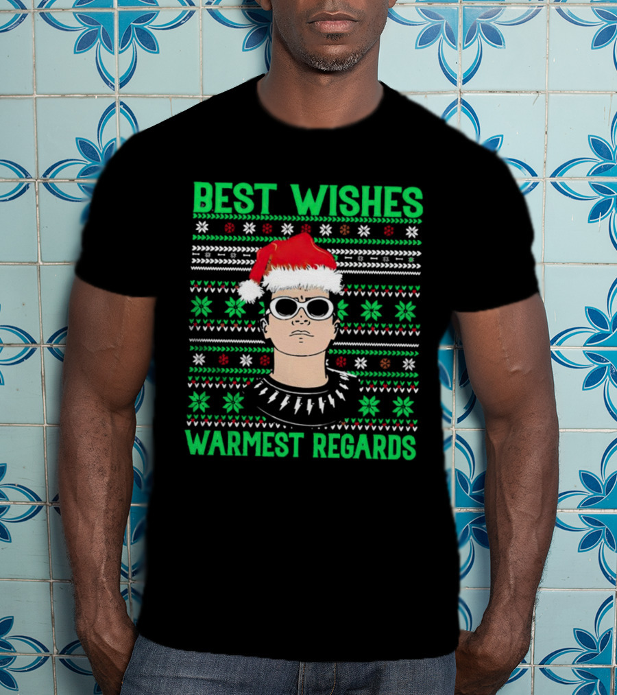 Best Wishes Warmest Regards David Rose Christmas T-Shirt