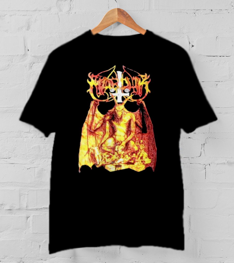 Marduk Demon Goat Occult Symbolism With Satanic T-Shirt