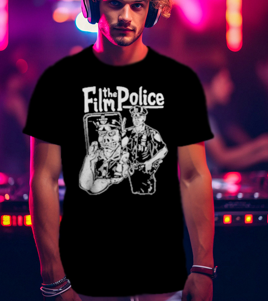 Punkwithacamera Film The Police Olafh Ace Officer Sketch T-Shirt