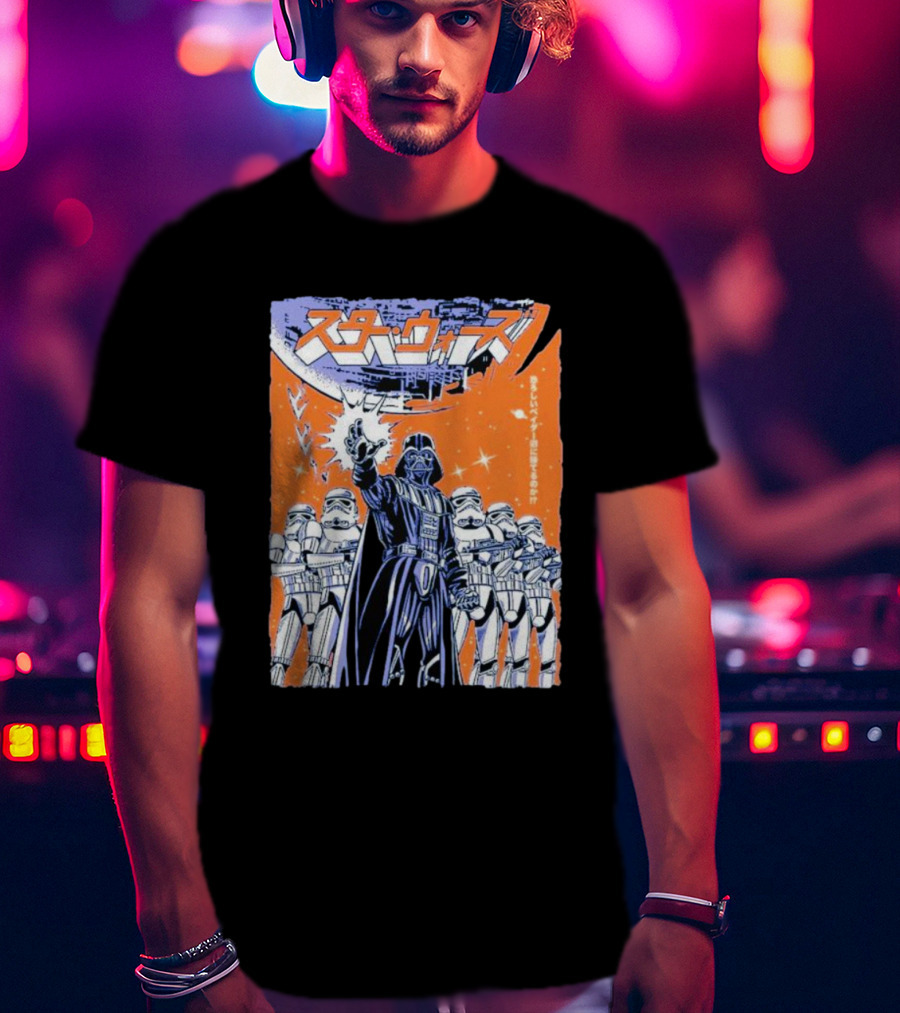 Vader Star Wars Japanese Stormtrooper Ensemble T-Shirt
