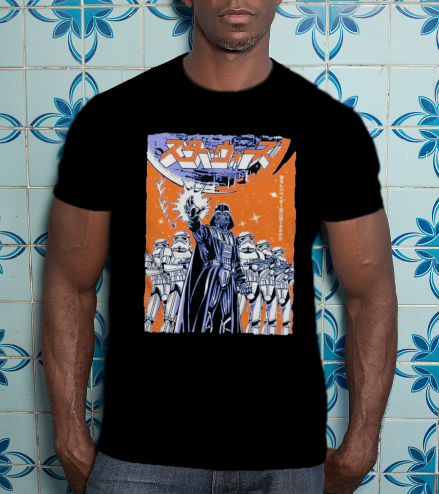 Vader Star Wars Japanese Stormtrooper Ensemble T-Shirt