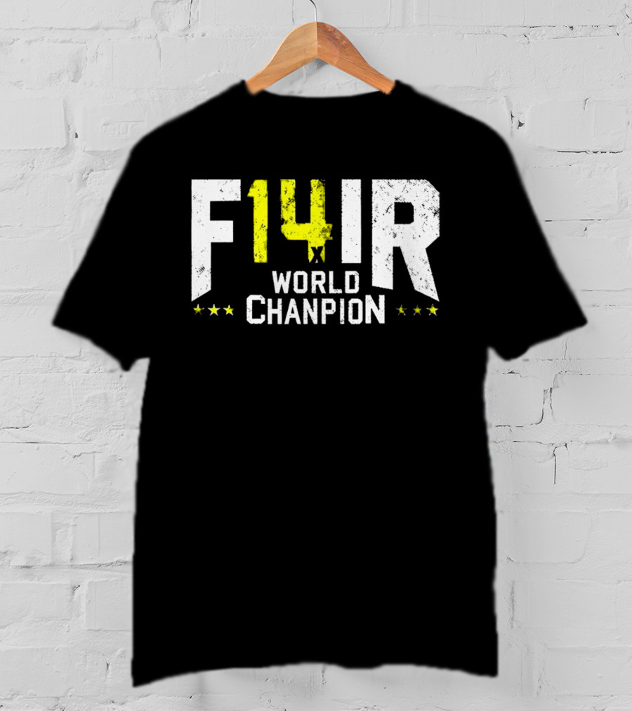 F14IR World Champion 14X Star T-Shirt